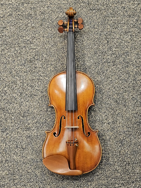 D Z Strad Violin - Model 500 - Light Antique Finish Violin Outfit (One Piece Back) (4/4 Size) image 1