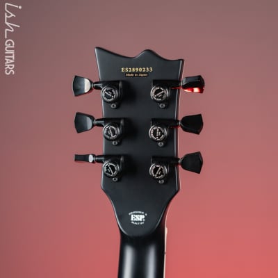 ESP E-II Eclipse EverTune Electric Guitar Black Satin image 10
