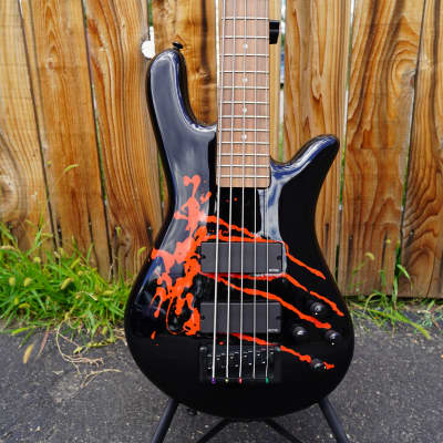 Spector Legend-5 Alex Webster - Blood Drip Black 5-String Electric Bass Guitar (2023) image 5