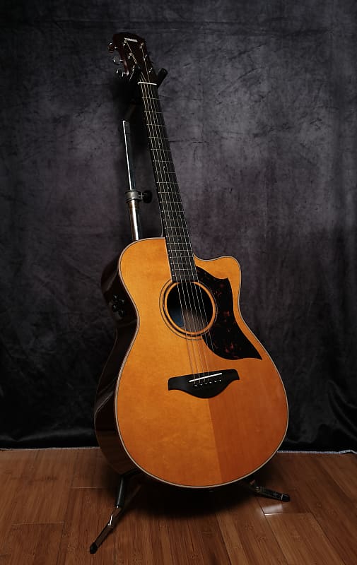 Yamaha AC3R A-Series Concert Acoustic/Electric Guitar Natural w/ Rosewood Back and Sides image 1