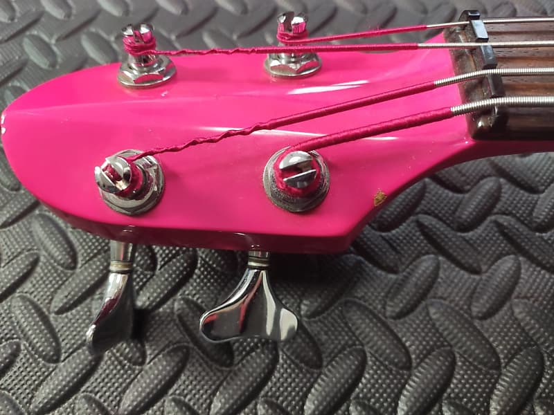 Very Rare Yamaha Motion Bass MB-III MB-3 early 1986 - Neon Pink - MIJ Japan  !