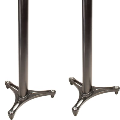 Ultimate Support MS-90 Studio Monitor Stands, Black, Pair image 2