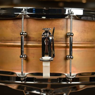 Ludwig 6.5x14 Raw Copper Phonic Snare Drum w/Tube Lugs image 4
