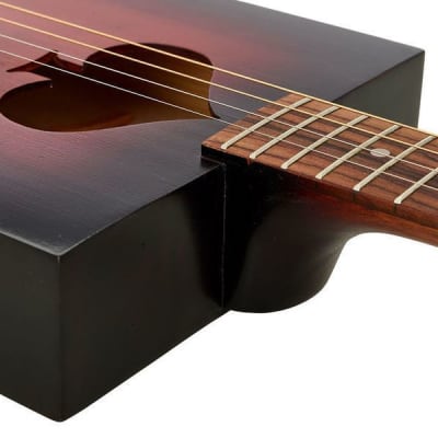 4 String Cigar Box Acoustic Guitar with Gig Bag - Cask Firkin Model - J. Neligan image 5