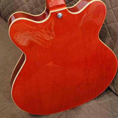 Eastwood Classic Series Laminate Semi-Hollow Maple Body & Neck 4-String Electric Tenor Guitar w/Gig Bag image 9