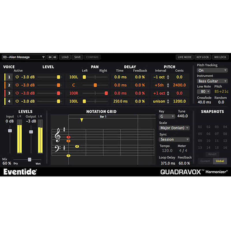 Eventide Quadravox Software (Download) image 1