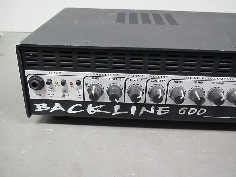 Gallien-Krueger Backline 600 2-Channel 300-Watt Bass Amp Head | Reverb