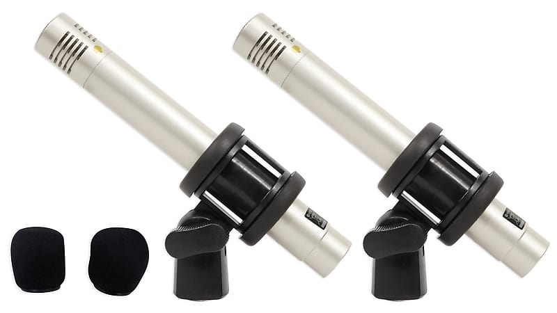 Samson C02 Pair Pencil Condenser Studio Recording Overhead | Reverb