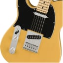 Used Fender Player Telecaster - Left Handed Electric Guitar with Maple Fretboard - Butterscotch Blonde -