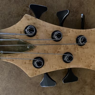 Michael Dolan Custom 5-String Electric Bass, pre-2013 Blond image 4
