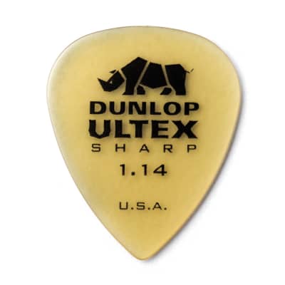 Dunlop Ultex Sharp 1.14mm Pick, 6-Pack image 1