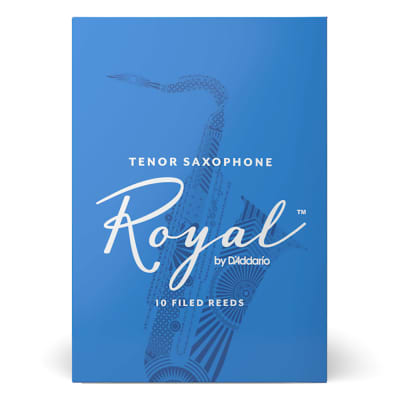 D'Addario Royal RKB1025 Tenor Saxophone Reed 10-Pack, Strength 2.5 image 1