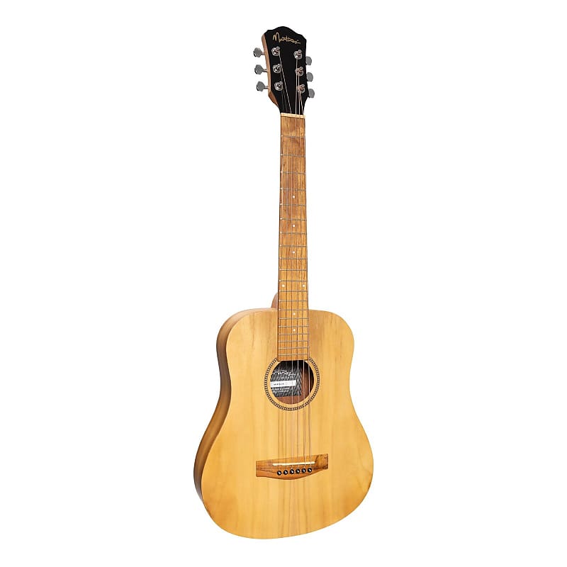 Kona K2LN Left Handed Thin Body Acoustic Electric Guitar, Natural