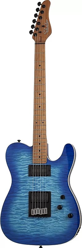 Schecter PT Pro Electric Guitar - Trans Blue Burst image 1