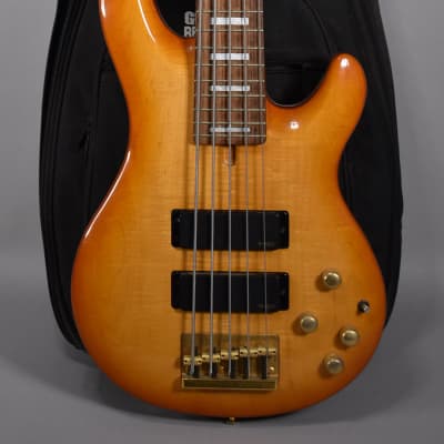 1995 Yamaha BB-N5A 5-String Bass Amber w/Gig Bag for sale