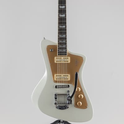 Baum Wingman Limited Drop with Bigsby  Vintage White image 3