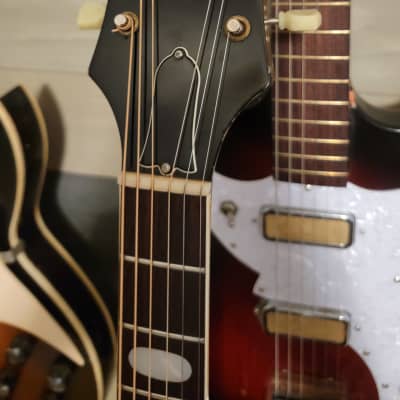 1963 Epiphone A622 Zenith Acoustic Archtop Guitar 16.5" LB Sunburst Repair Free image 14