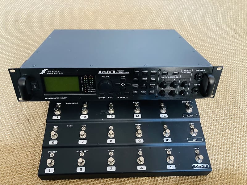 ギター Fractal Audio Systems Axe-Fx II MFC-101 Used Fractal Audio AXE FX II Rackmount Guitar Effect