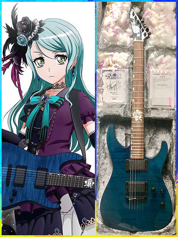 専門店では Dream! BanG ESP Mini M-Ⅱ 氷川紗夜 Roselia ギター - christinacooks.com