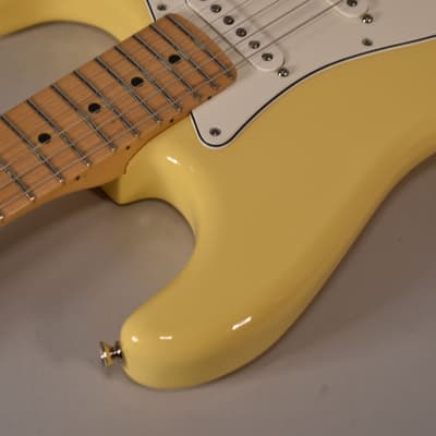 2021 Fender Player Stratocaster Buttercream Finish Electric Guitar image 4