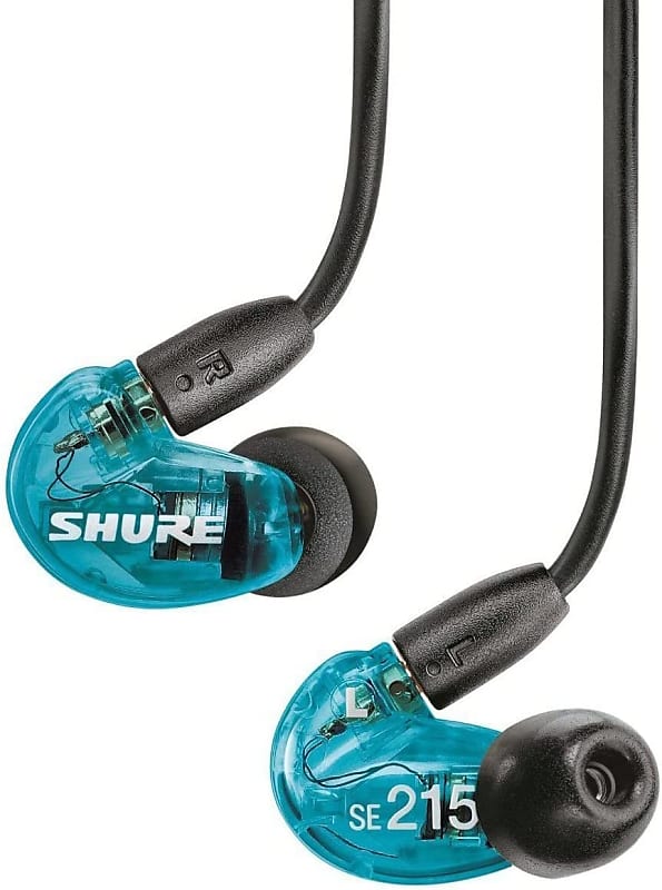 Shure Se215 Wired Earbuds Sound Isolating Clear Sound Reverb 5220