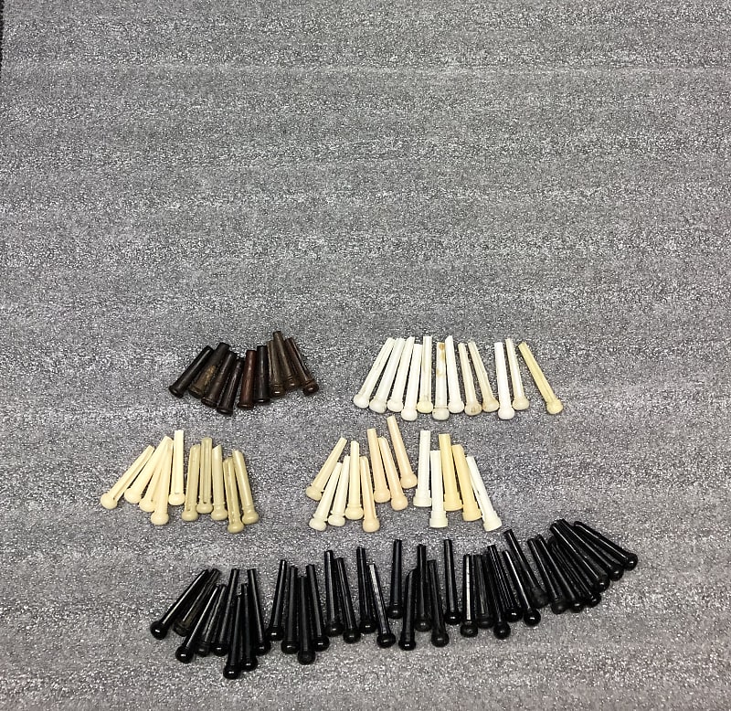 Lot of Acoustic Bridge Pins Reverb