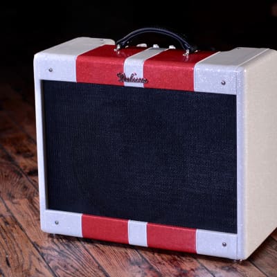 Deluxe Amplification 5E3 '59 Tweed Deluxe White / Red Sparkle image 1