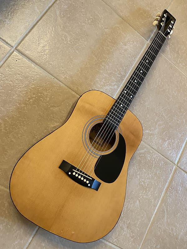 SUZUKI ギター Suzuki Acoustic Guitar Dreadnought SSG-275 w/ Case 1990's