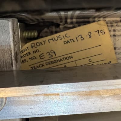 Original Mellotron Tapes Owned by Phil Manzanera image 4