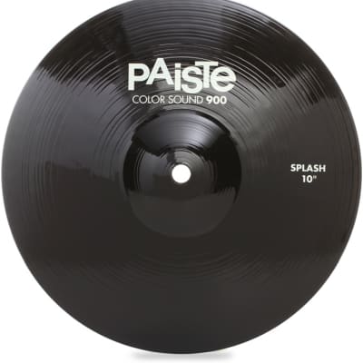 Paiste 10 inch Color Sound 900 Black Splash Cymbal image 1