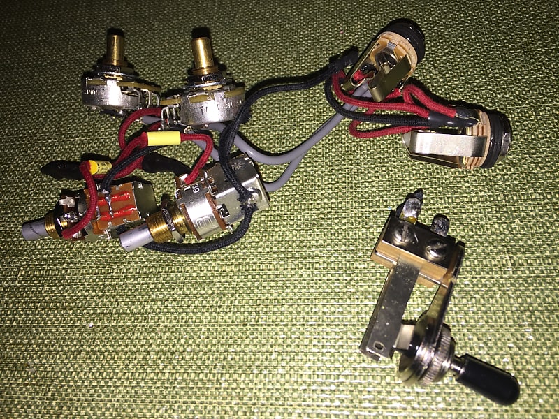 Wiring Harness for Rickenbacker 4003/HB-1 Pickups | Reverb