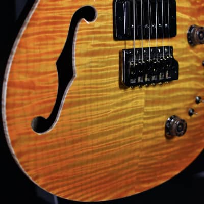PRS Private Stock Special Semi-Hollow Limited-Edition Electric Guitar Citrus Glow #062 image 6