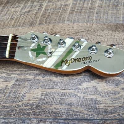 MyDream Partcaster Custom Built - Dusty GrayTelemaster Dreamsongs A5/A2 P90. image 10