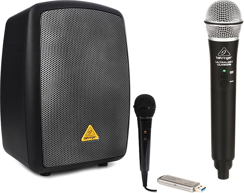 Behringer MPA40BT 40W Portable PA System Bundle with Behringer