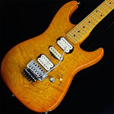 AIRCRAFT [USED] AC-5 Quilt Maple Top Birdseye Maple Neck (Amber) [SN.B34704] for sale