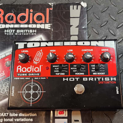 Radial Tonebone Hot British Tube Driven Distortion w/Power Supply image 2