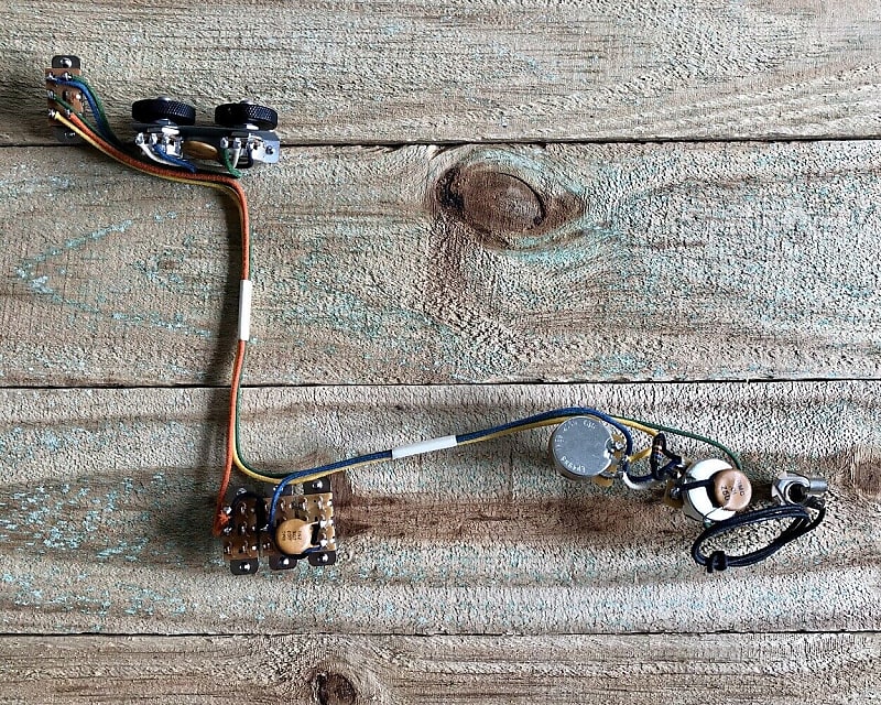 Fender Jaguar Wiring Harness with Vintage Caps Reverb UK