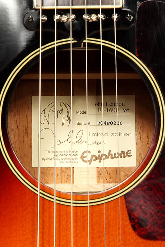 Epiphone EJ-160E VS John Lennon Signature Acoustic / Electric Nice