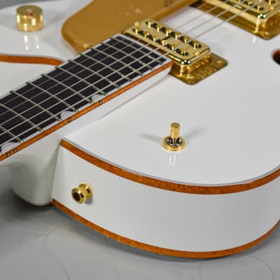 2022 Gretsch G6136TG Players Edition White Falcon Hollow Body Electric Guitar w/OHSC image 5