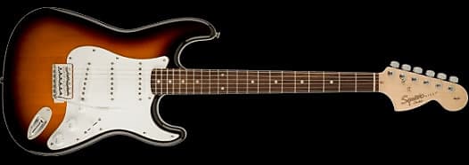 Squier Affinity Series Stratocaster, Laurel Fingerboard, Brown Sunburst image 1