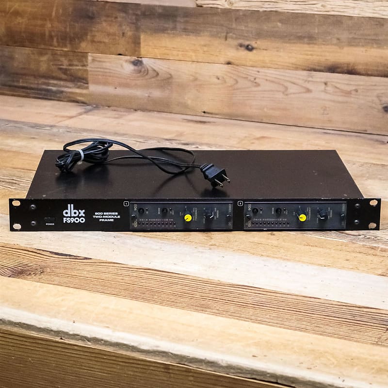 DBX FS900 900 Series Rack Frame with two 902 De-Essers | Reverb DBX FS900 900 Series Rack Frame with two 902 De-Essers | Reverb