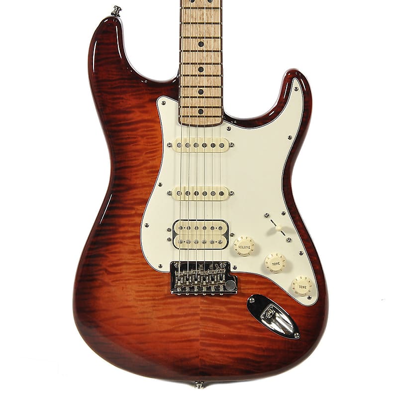 Fender American Select Stratocaster HSS Exotic Flame 2014 image 3