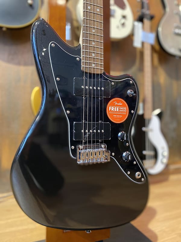 Squier Affinity FSR Jazzmaster Metallic Black | Reverb UK