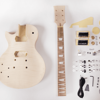 Singlecut Lefty Style Electric Guitar Kit image 1