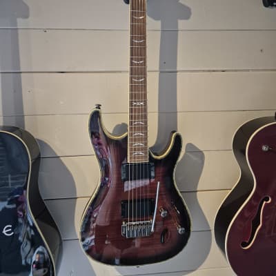Ibanez AX 7221 7 String Guitar, 1991, Made In Korea, Pewter