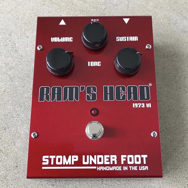 Stomp Under Foot Vintage 1973 Ram's Head V1 Brick Muff Fuzz