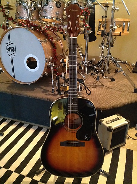 Epiphone AJ45SE-VS 1990s Vintage Sunburst Solid Top acoustic
