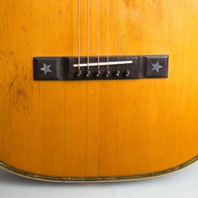 Stahl Artist Special Style 9 Flat Top Acoustic Guitar, made by Larson Brothers,  c. 1925, ser. #31884, black tolex hard shell case. image 11