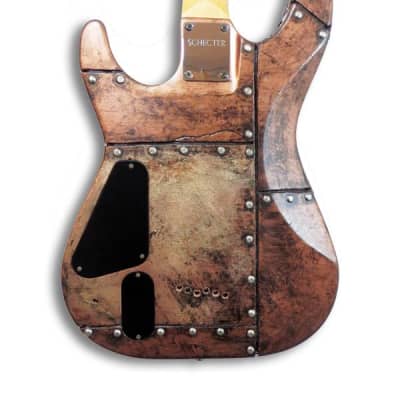 Schecter ➤ Custom Shop Frankenstein Steampunk by Martper Guitars image 7