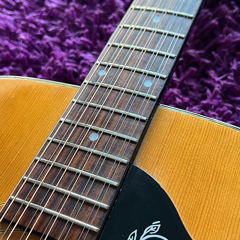1960s Silver Mellow Tone 12 String Dreadnought Acoustic